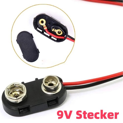 Pp3 volt akku batterieclip - 9,