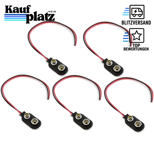 Batterieclip typ volt - i-typ, 9-volt