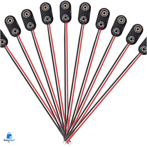 Batterieclip anschlusskabel - 9v,
